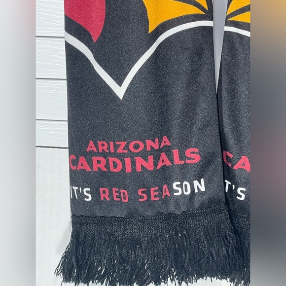 Arizona Cardinals Scarf w/Fringe 60”L - Picture 2 of 5